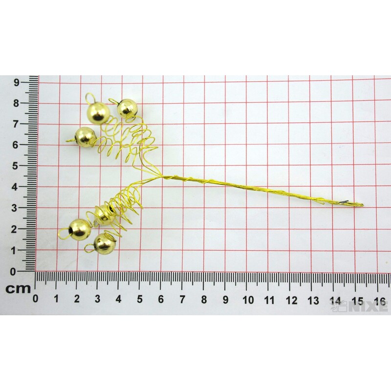 PERLIČKA NA DR. 8x14cm 16ks*ZLATÁ