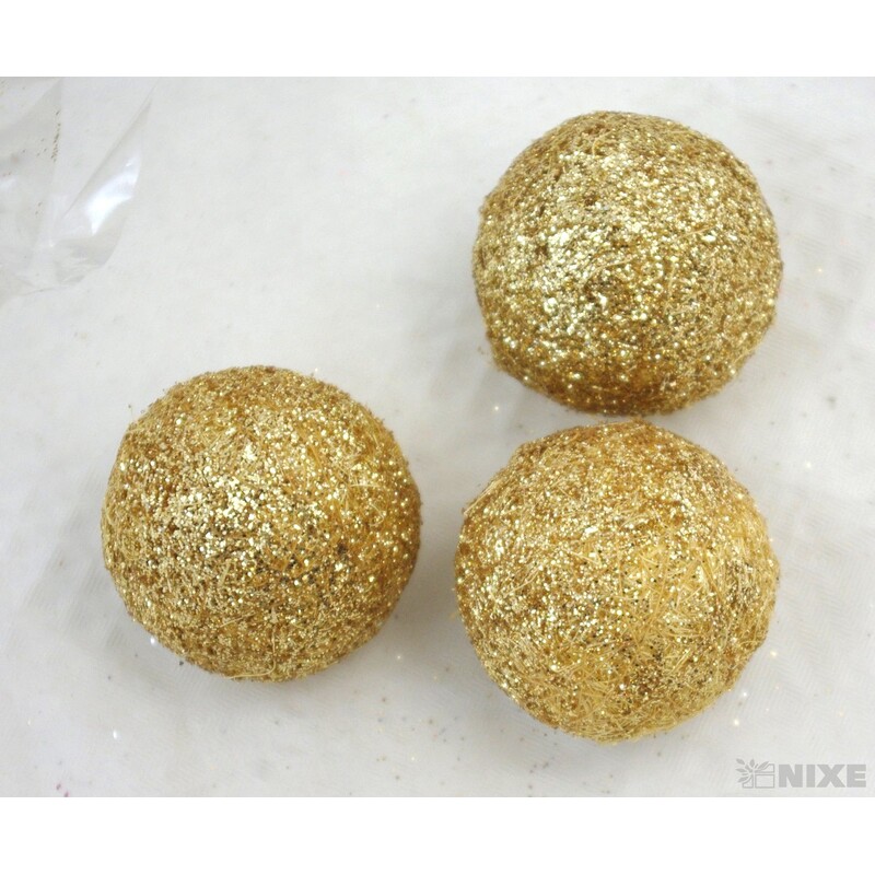 KOULE SISAL 4cm 24ks*ZLATÁ