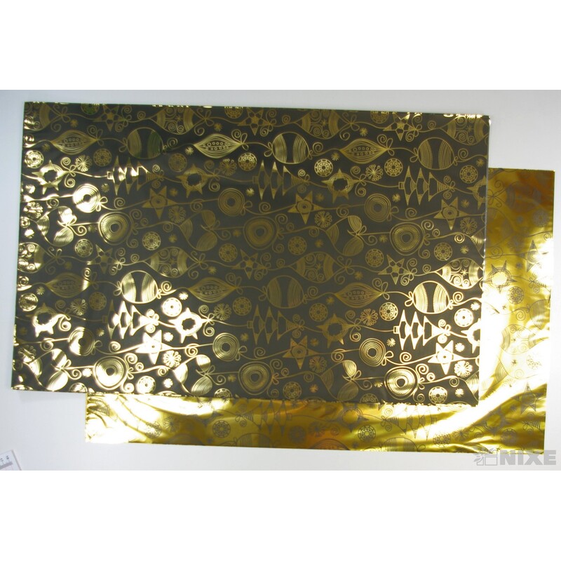 SÁČEK 40x65cm U-115ACC*ZLATÁ+ČERNÁ V+