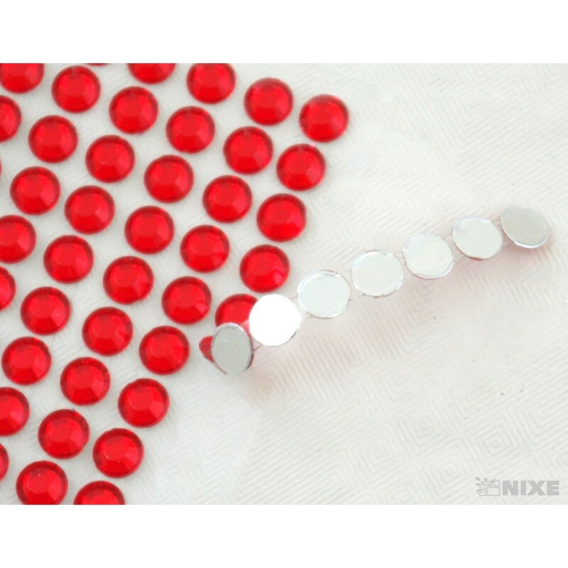 PERLIČKY NALEPOVACÍ 6mm 260ks*ČERVENÁ