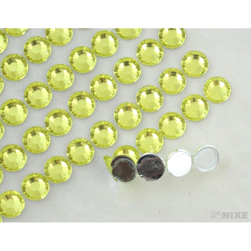 PERLIČKY NALEPOVACÍ 8mm 140ks*ŽLUTÁ