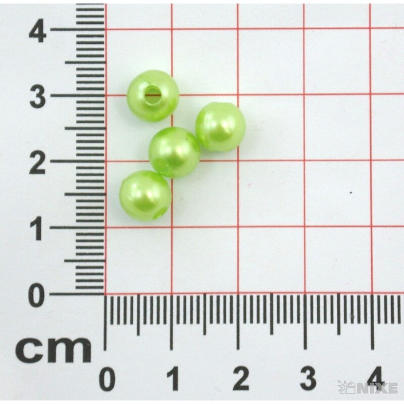 KORÁLKY 8mm 100g*ZELENÁ SV.