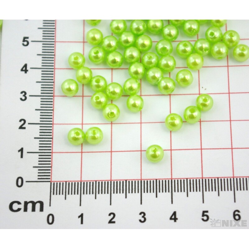 KORÁLKY 6mm 50g*ZELENÁ SV.