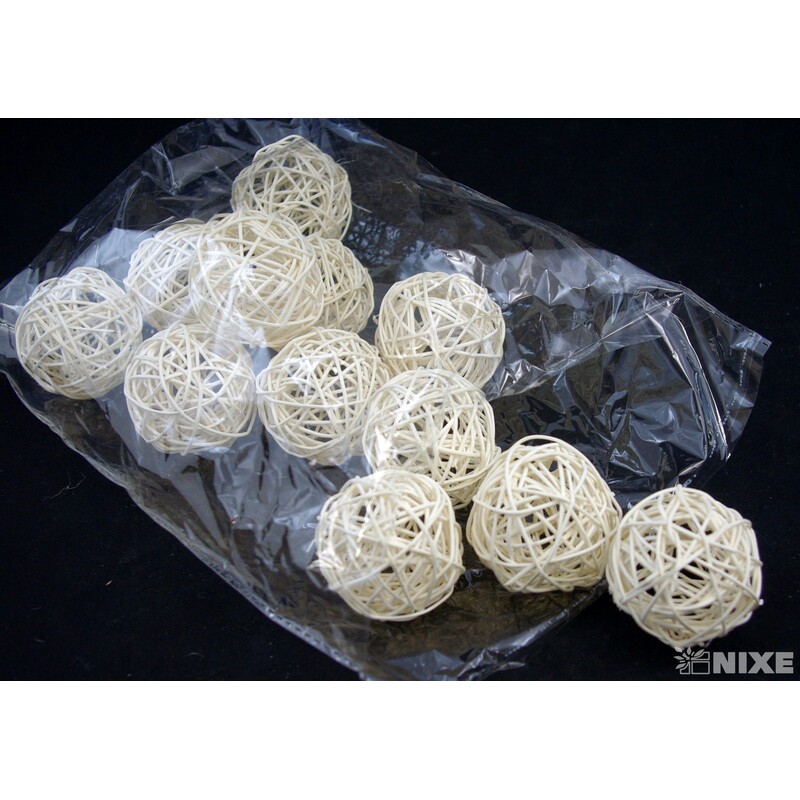 KOULE PEDIG 6cm*BÍLÁ