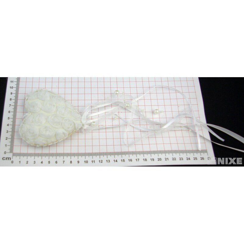 ZÁVĚS SRDCE 9x36cm*MIX BAREV