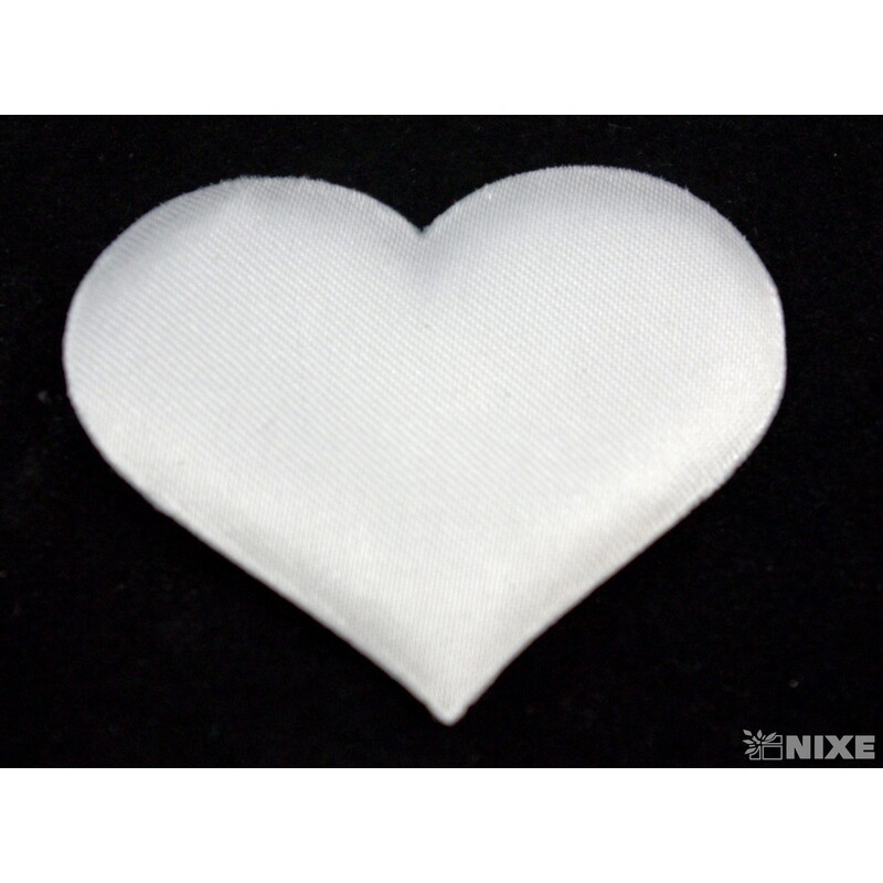 SRDCE NALEPOVACÍ 3,5x4,5cm 24ks*BÍLÁ