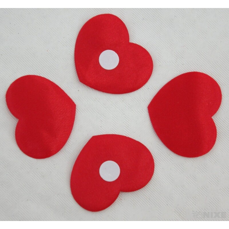 SRDCE NALEPOVACÍ 2,5x3,5cm 24ks*ČERVENÁ