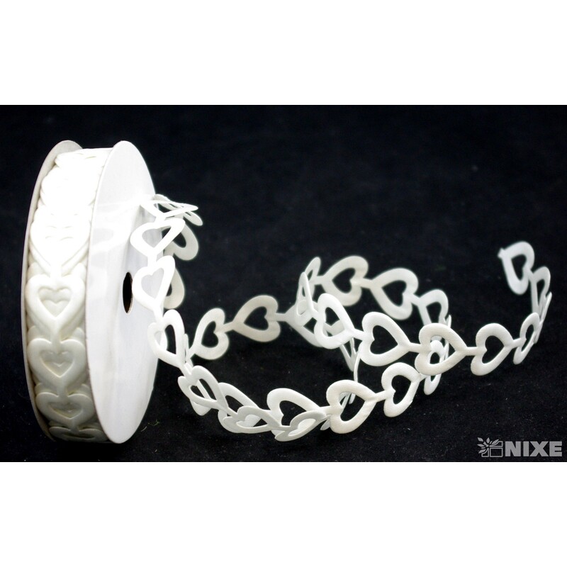 STUHA PL SRDCE 15mmx10yd*MIX BAREV