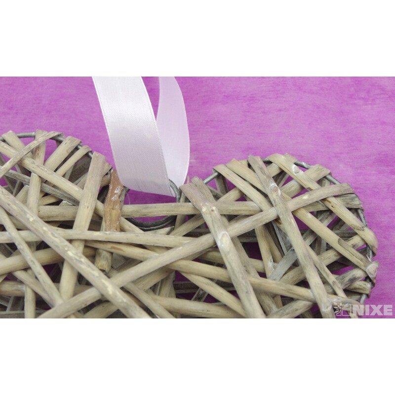 ZÁVĚS SRDCE 20cm*MIX BAREV