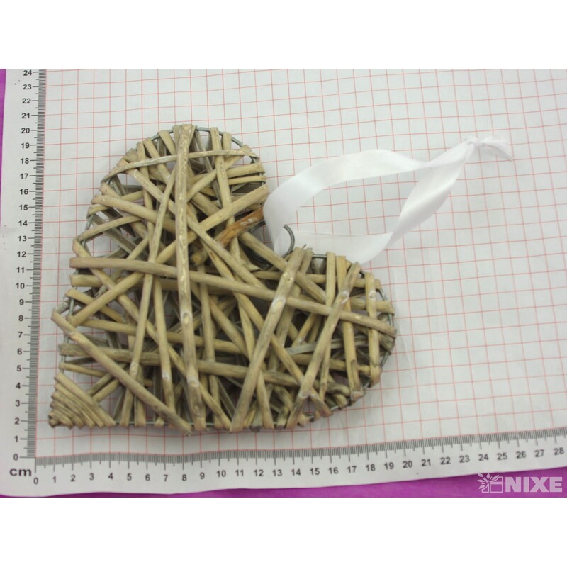 ZÁVĚS SRDCE 20cm*MIX BAREV