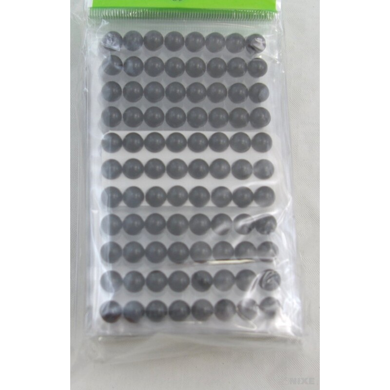 PERLIČKY NALEPOVACÍ 8mm 88ks*ČERNÁ