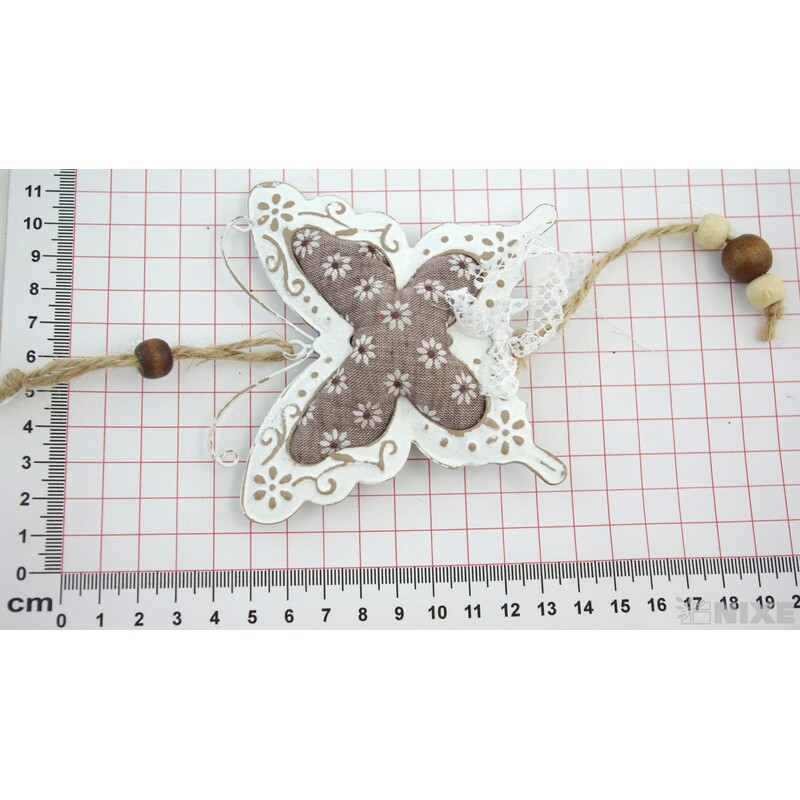 ZÁVĚS MOTÝL PLECH 11x15cm*