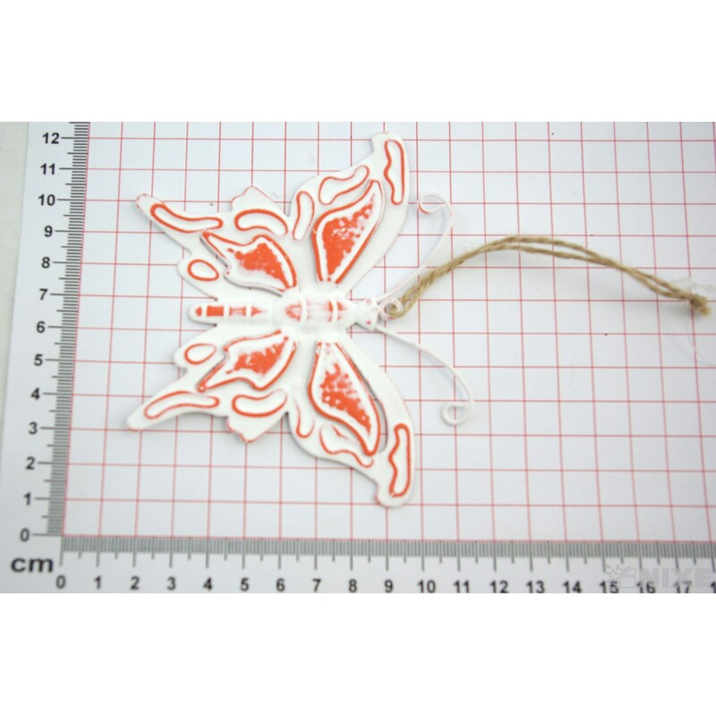 ZÁVĚS MOTÝL PLECH 9x18cm*