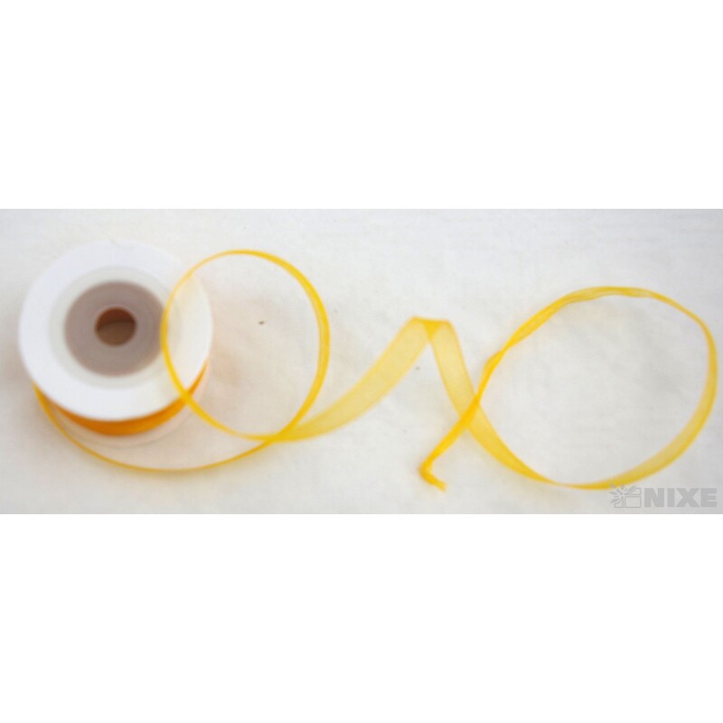 ORGANZA 7mmx30yd*ŽLUTÁ TM.