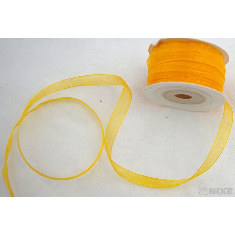 ORGANZA 7mmx30yd*ŽLUTÁ TM.