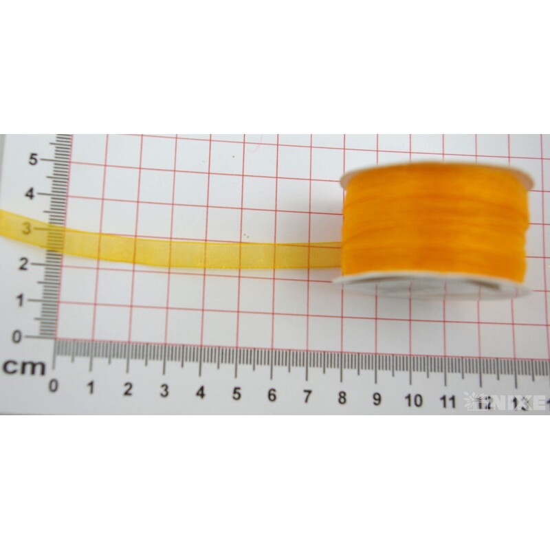 ORGANZA 7mmx30yd*ŽLUTÁ TM.