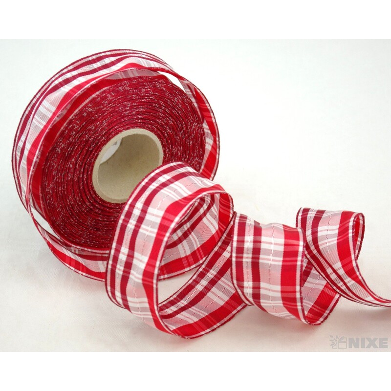 KOSTKOVÁ STUHA DR. 40mmx25m*ČERVENÁ