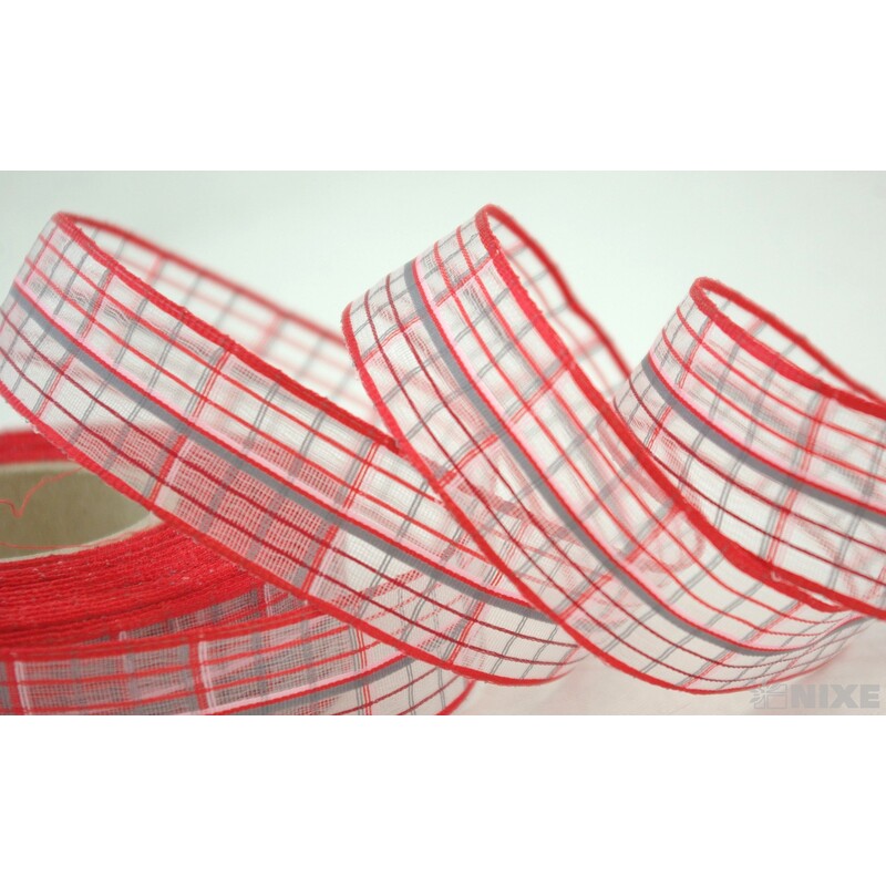 KOSTKOVÁ STUHA DR. 25mmx25m*ČERVENÁ