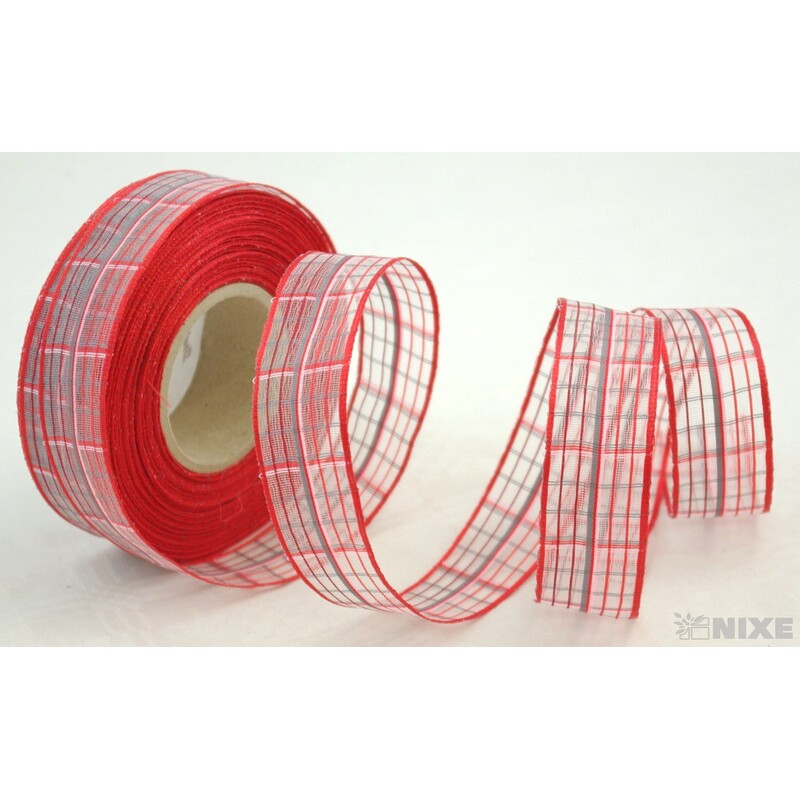 KOSTKOVÁ STUHA DR. 25mmx25m*ČERVENÁ