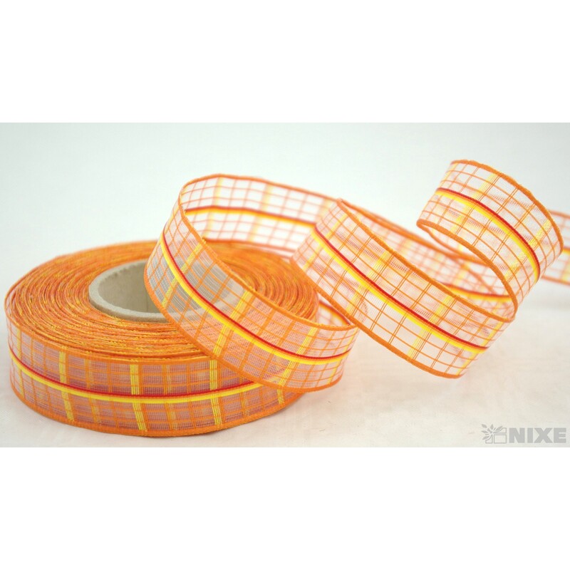 KOSTKOVÁ STUHA DR. 25mmx25m*ORANŽOVÁ