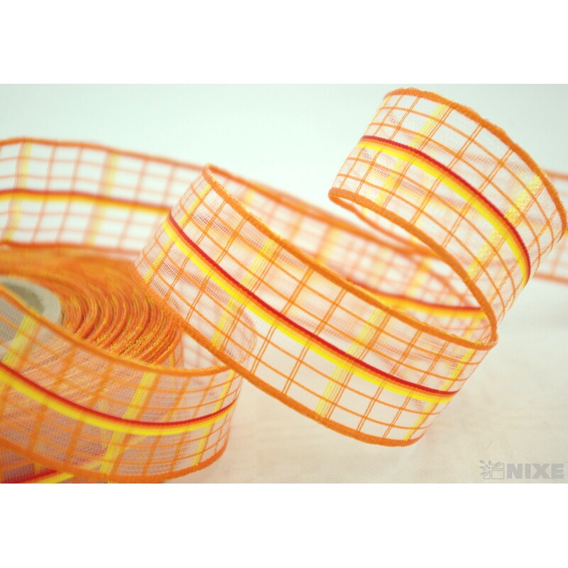 KOSTKOVÁ STUHA DR. 25mmx25m*ORANŽOVÁ