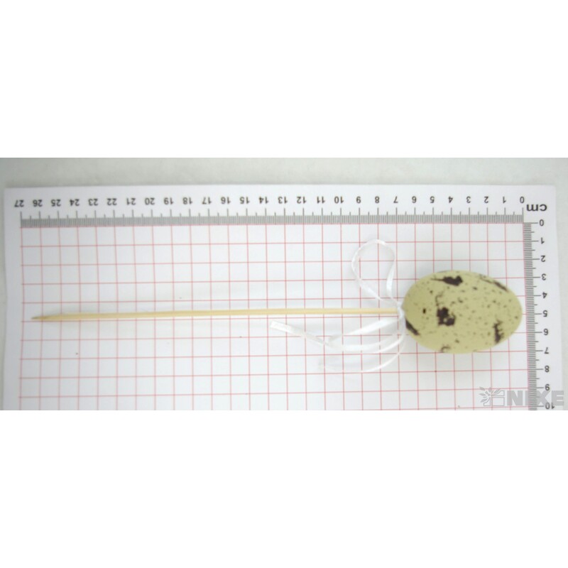 ZÁPICH VAJÍČKA 6ks 6x25cm*PŘÍRODNÍ