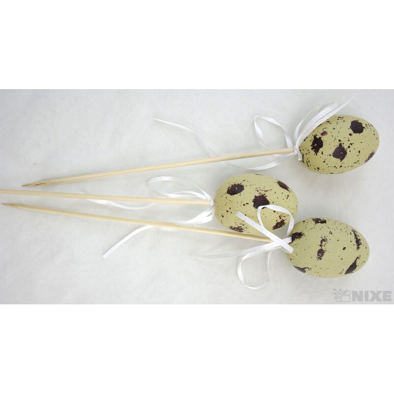 ZÁPICH VAJÍČKA 6ks 6x25cm*PŘÍRODNÍ