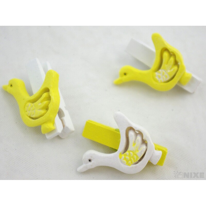 KOLÍČEK HUSA 3cm 9ks*MIX BAREV