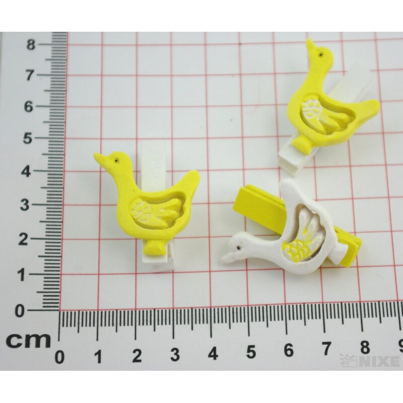 KOLÍČEK HUSA 3cm 9ks*MIX BAREV