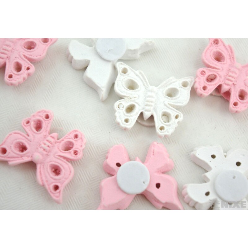 MOTÝL NALEPOVACÍ 2cm 9ks*MIX BAREV