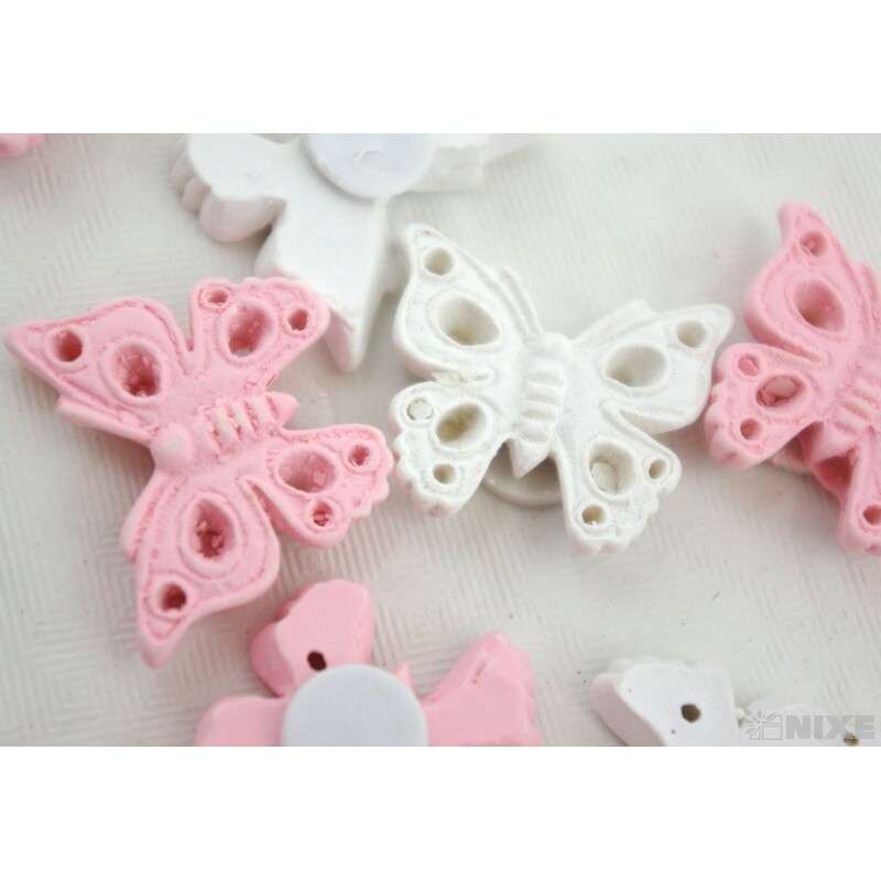 MOTÝL NALEPOVACÍ 2cm 9ks*MIX BAREV