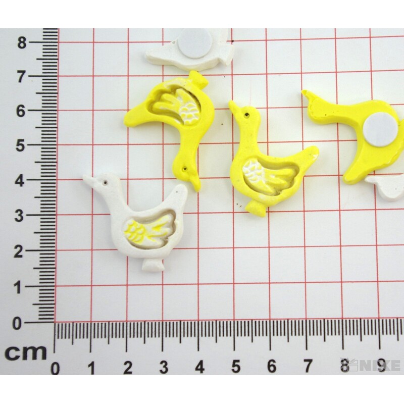 HUSA NALEPOVACÍ 3,5cm 9ks*ŽLUTÁ