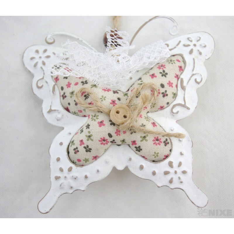 ZÁVĚS MOTÝL PLECH 10x18cm*