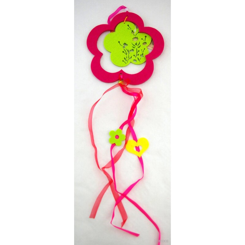 ZÁVĚS FILC KVÍTEK 15x60cm*MIX BAREV