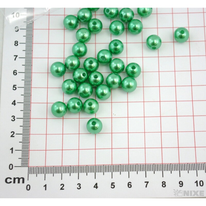 KORÁLKY 10mm 50g*ZELENÁ