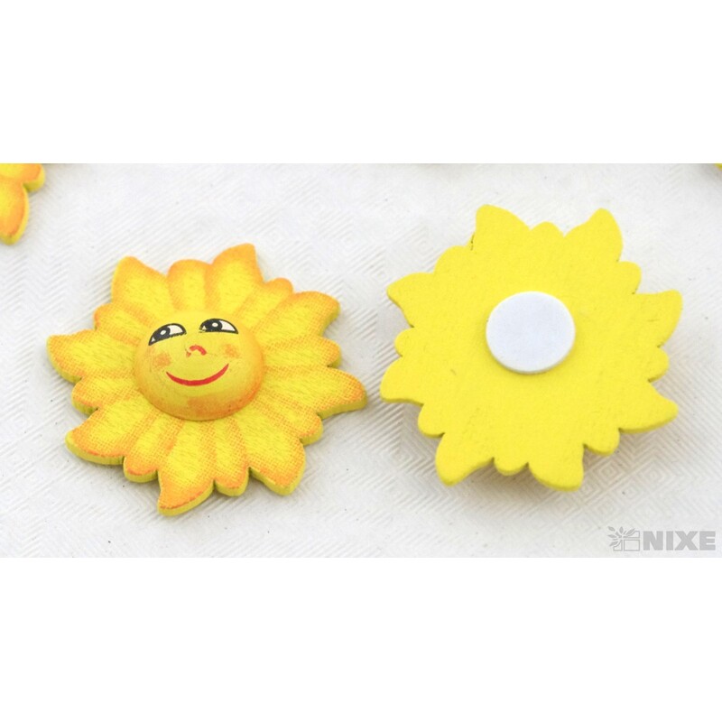 SLUNÍČKO NALEPOVACÍ 3,5cm 12ks