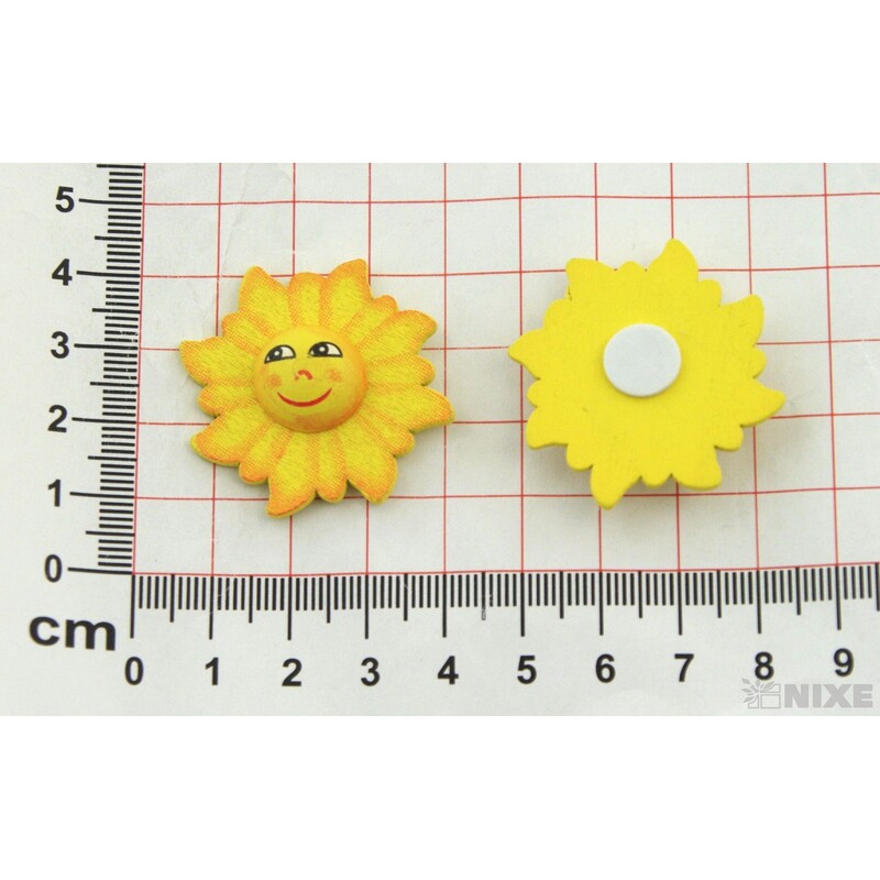 SLUNÍČKO NALEPOVACÍ 3,5cm 12ks