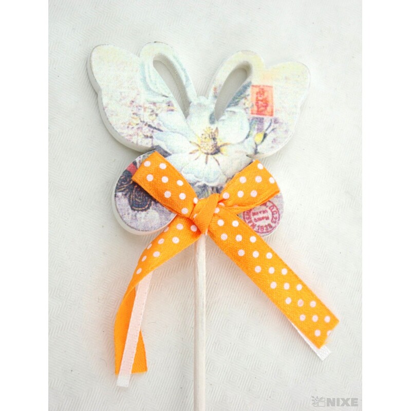 ZÁPICH MOTÝL 12ks 6x28cm*ORANŽOVÁ