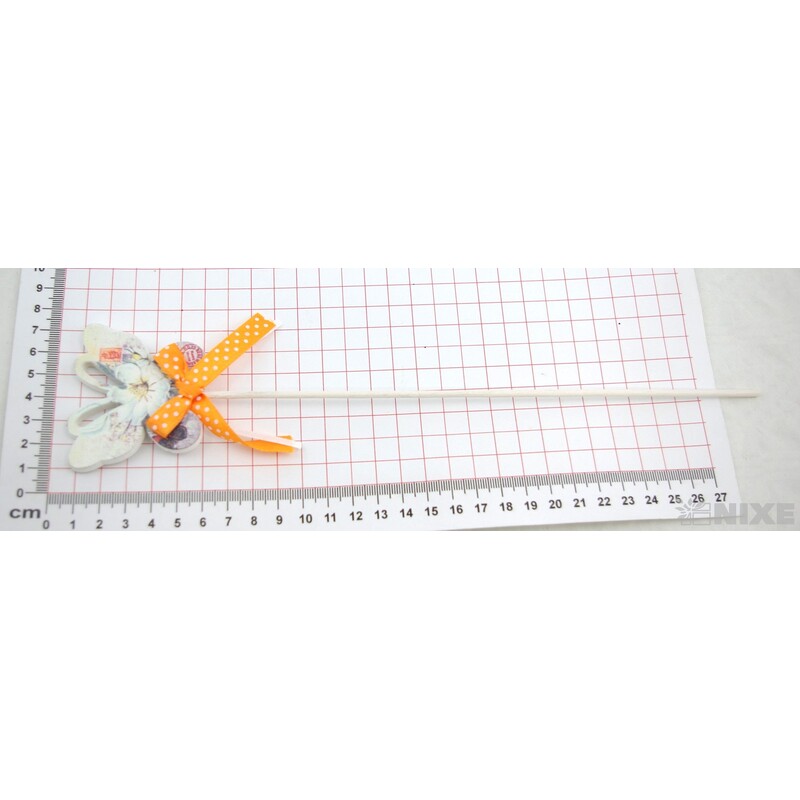 ZÁPICH MOTÝL 12ks 6x28cm*ORANŽOVÁ