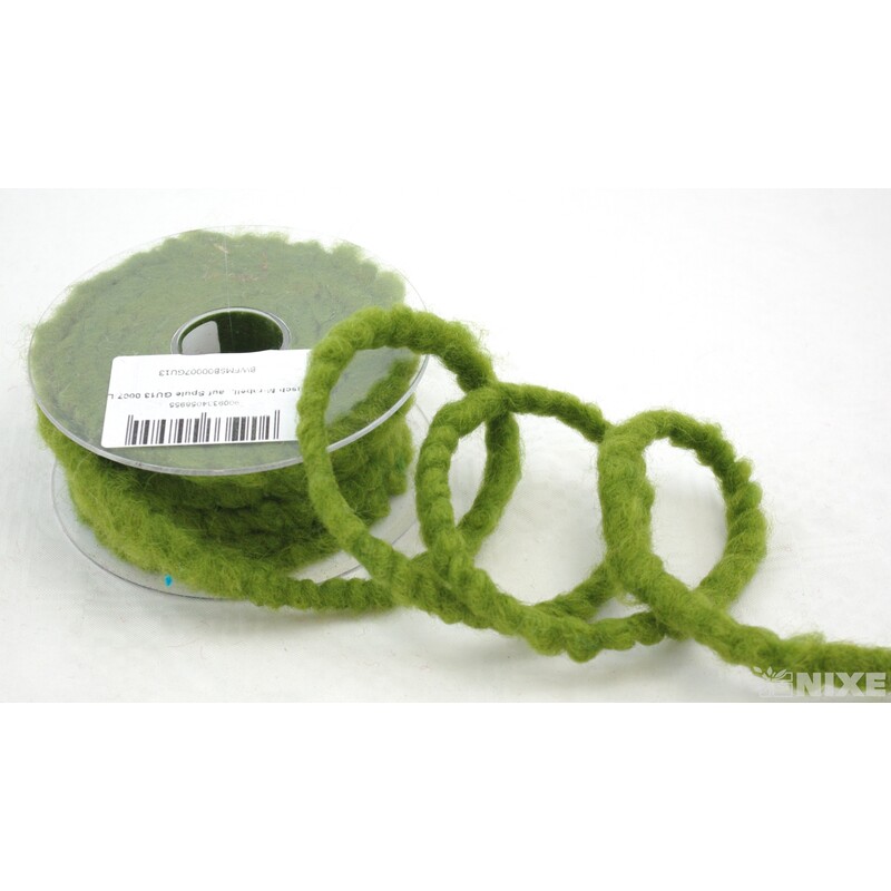 STUHA PLSTĚNÁ DRÁT 10mmx7m*ZELENÁ POVADLÁ