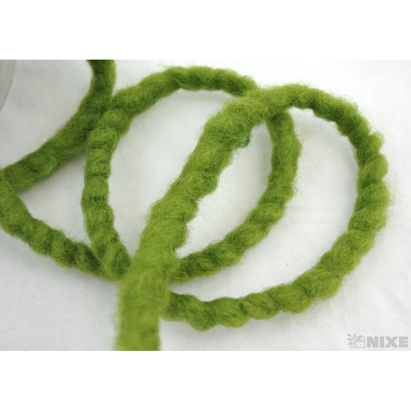 STUHA PLSTĚNÁ DRÁT 10mmx7m*ZELENÁ POVADLÁ