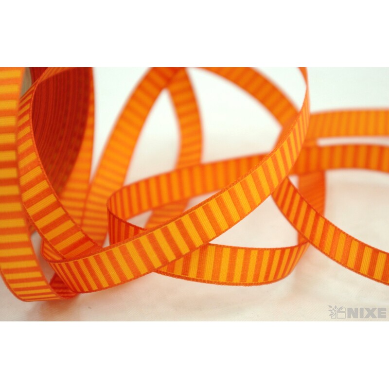 PLÁTNOVÁ STUHA 10mmx25m*ORANŽOVÁ