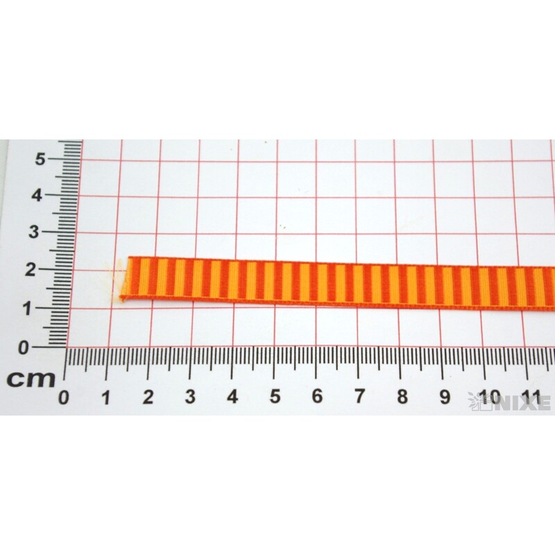 PLÁTNOVÁ STUHA 10mmx25m*ORANŽOVÁ