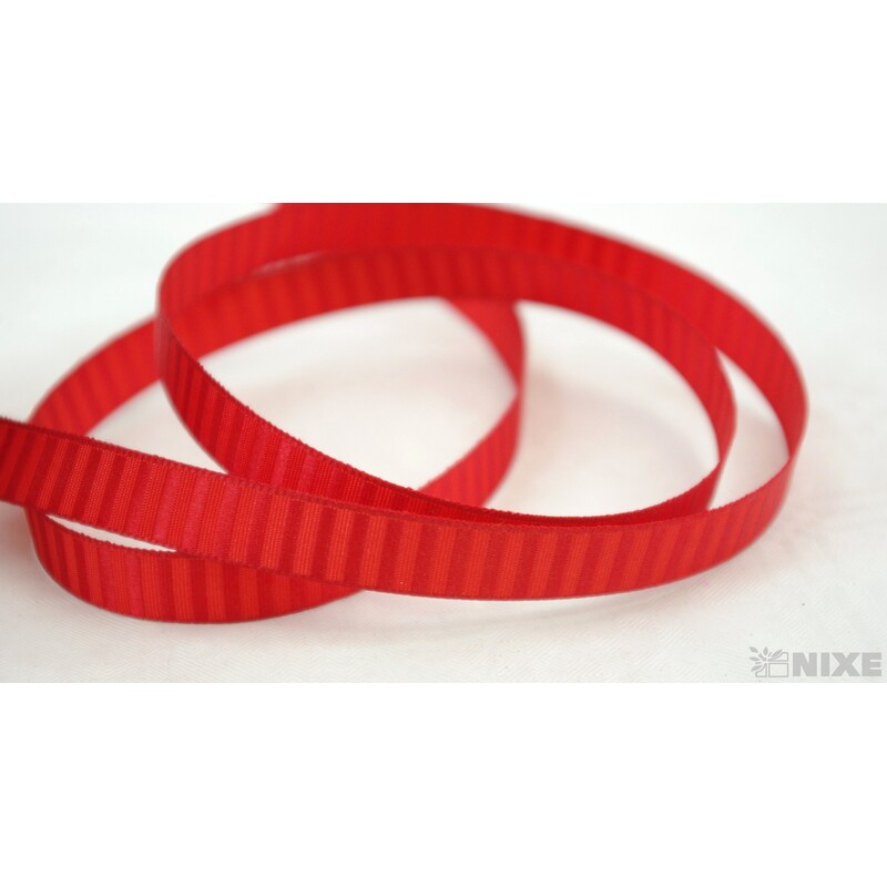 PLÁTNOVÁ STUHA 10mmx25m*ČERVENÁ