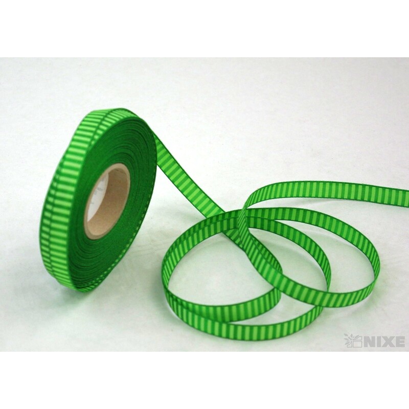 PLÁTNOVÁ STUHA 10mmx25m*ZELENÁ