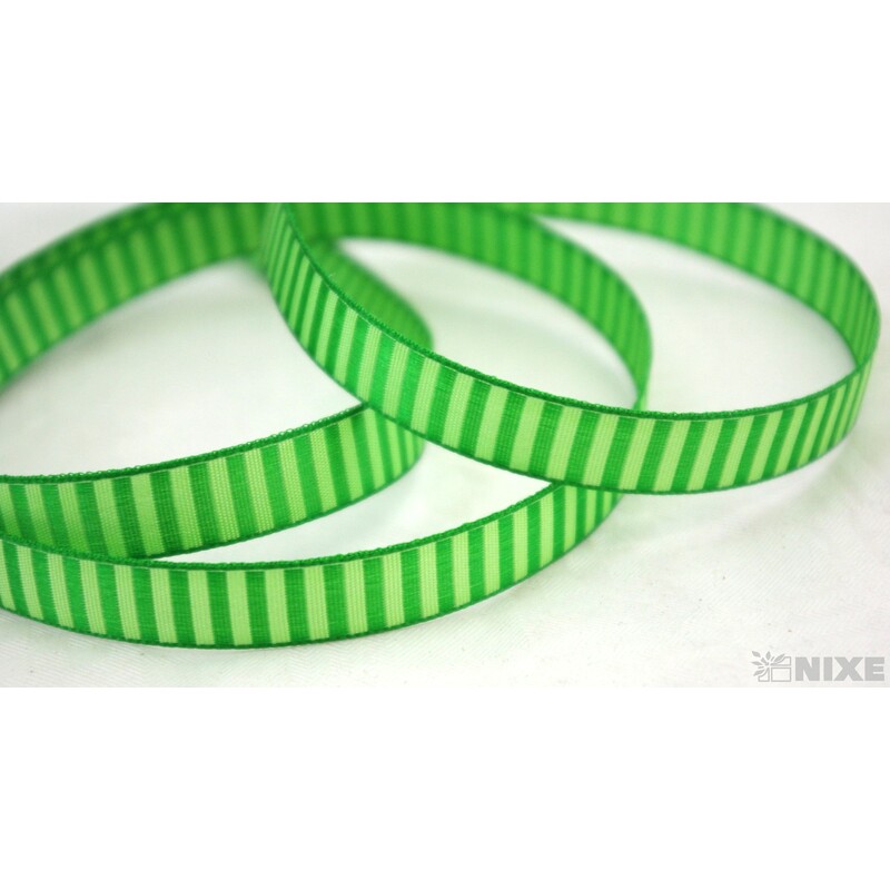 PLÁTNOVÁ STUHA 10mmx25m*ZELENÁ