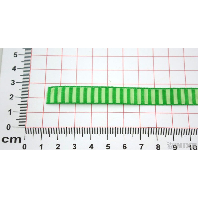 PLÁTNOVÁ STUHA 10mmx25m*ZELENÁ