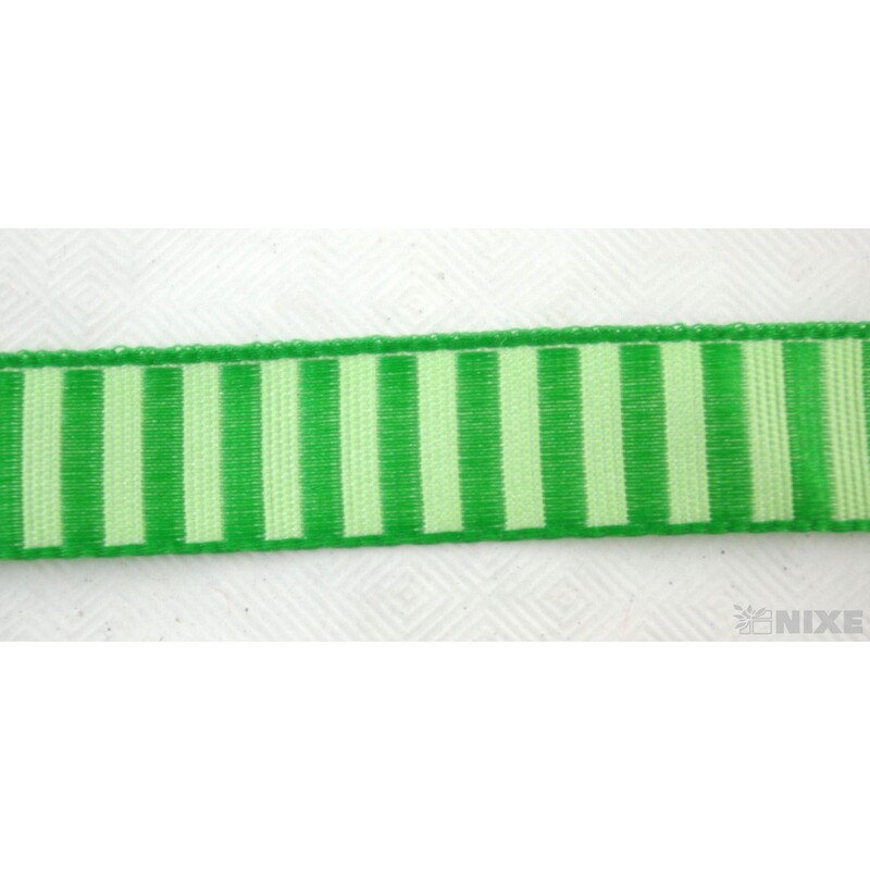 PLÁTNOVÁ STUHA 10mmx25m*ZELENÁ