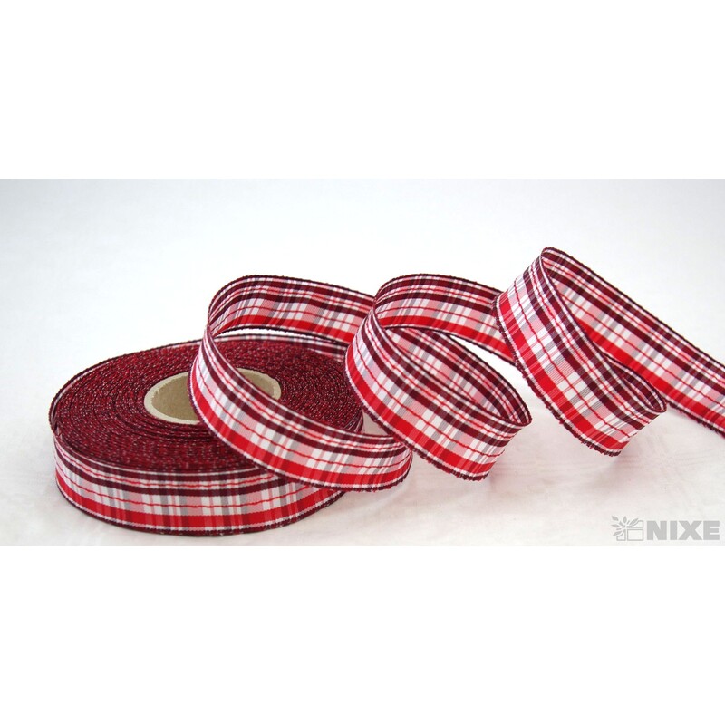 KOSTKOVÁ STUHA DR. 25mmx25m*BORDOVÁ