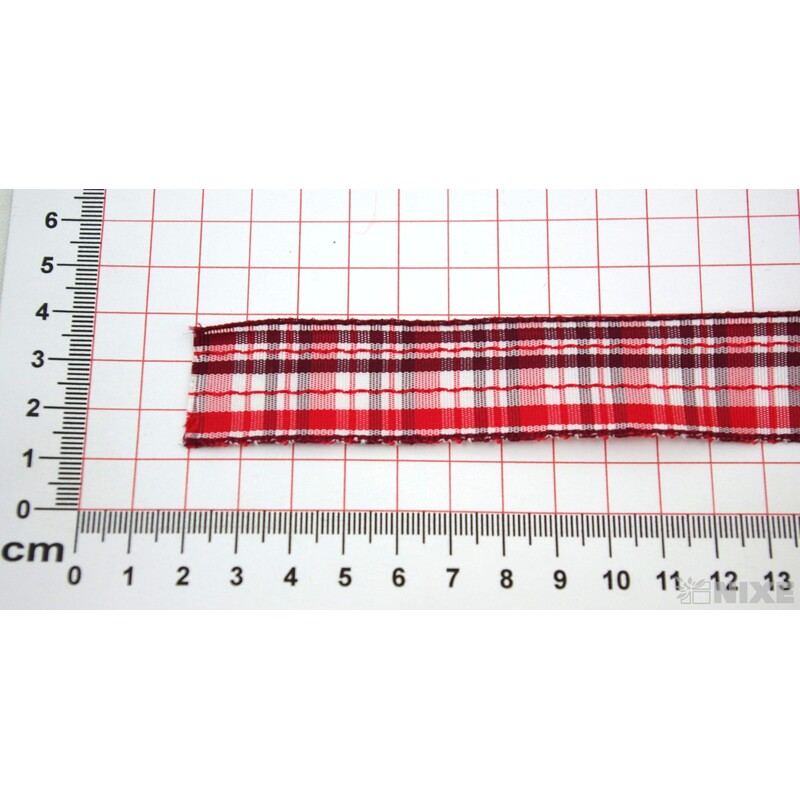 KOSTKOVÁ STUHA DR. 25mmx25m*BORDOVÁ